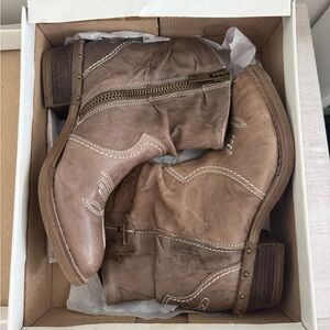 Sundance Brown Ankle Boots